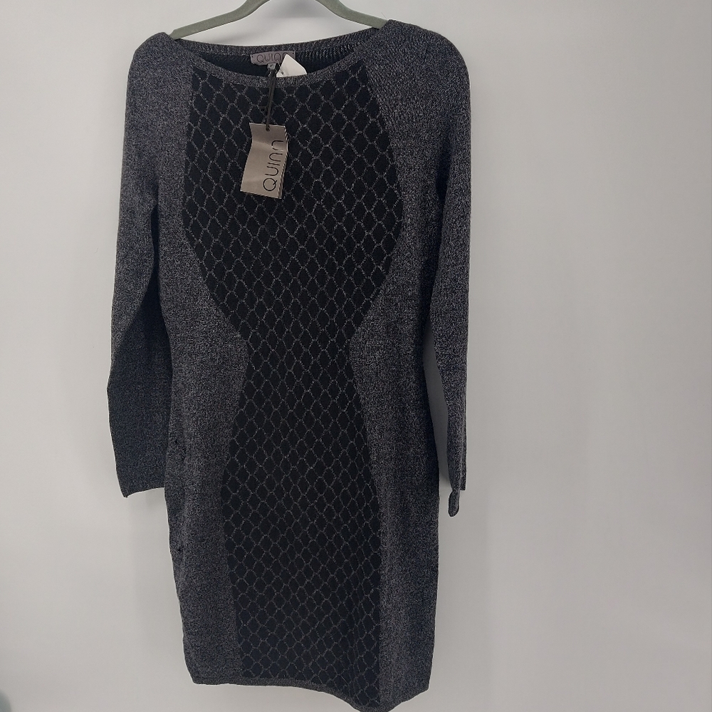 Quinn Cashmere Bodycon Midi Dress Size Medium